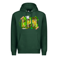 Sports Green St. Patricks Day Lpn Premium Hoodie - CowhideDigitalArt