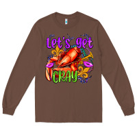Chestnut let's get cray with crawfish olivia Long Sleeve Tee - OliviaCreatesArt