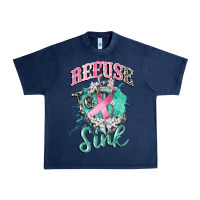 Navy refuse to sink cancer Urban Heavy Tee - CowGirlArtShop