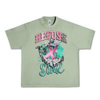 Oil Green refuse to sink cancer Urban Heavy Tee - CowGirlArtShop