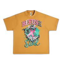 Peanut Butter refuse to sink cancer Urban Heavy Tee - CowGirlArtShop