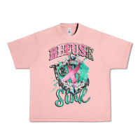 Salmon refuse to sink cancer Urban Heavy Tee - CowGirlArtShop