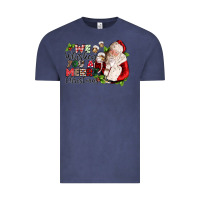 Vintage Denim we whiskey you a merry christmas Vintage Tee - CowGirlArtShop