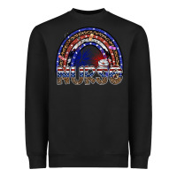 Black american nurse Heavyweight Sweatshirt - SublimationCraftShop