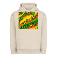 Pigment French Oak st patricks coin and shamrock Urban Hoodie - AdoDesignShop