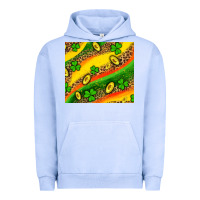 Pigment Grape Ice st patricks coin and shamrock Urban Hoodie - AdoDesignShop