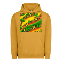 Pigment Peanut Butter st patricks coin and shamrock Urban Hoodie - AdoDesignShop
