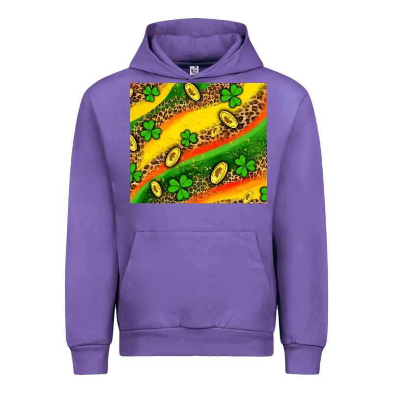 St Patricks Coin And Shamrock Urban Hoodie by AdoDesignShop | Teevron