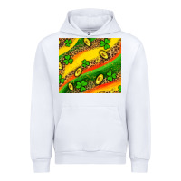 White st patricks coin and shamrock Urban Hoodie - AdoDesignShop