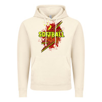 Vintage Artic Softball vibes lightning bolt Vintage Hoodie - HowdyJamesFarm