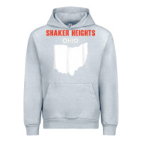 Heather Grey shaker heights ohio usa state america travel ohioan Urban Hoodie - trangStudio