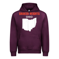 Mauve Wine shaker heights ohio usa state america travel ohioan Urban Hoodie - trangStudio
