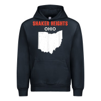 Navy shaker heights ohio usa state america travel ohioan Urban Hoodie - trangStudio