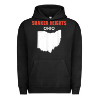 Pigment Black shaker heights ohio usa state america travel ohioan Urban Hoodie - trangStudio