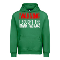 Emerald Mens Warning I Bought The Drink Package Cruise Shirts [Men] Urban Hoodie - trangStudio