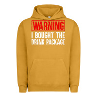 Pigment Peanut Butter Mens Warning I Bought The Drink Package Cruise Shirts [Men] Urban Hoodie - trangStudio