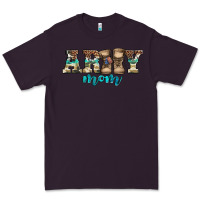 Plum western camo pattern army mom Premium Tee - Jasminsmagicworld