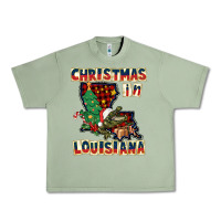 Oil Green christmas in louisiana Urban Heavy Tee - CowGirlArtShop