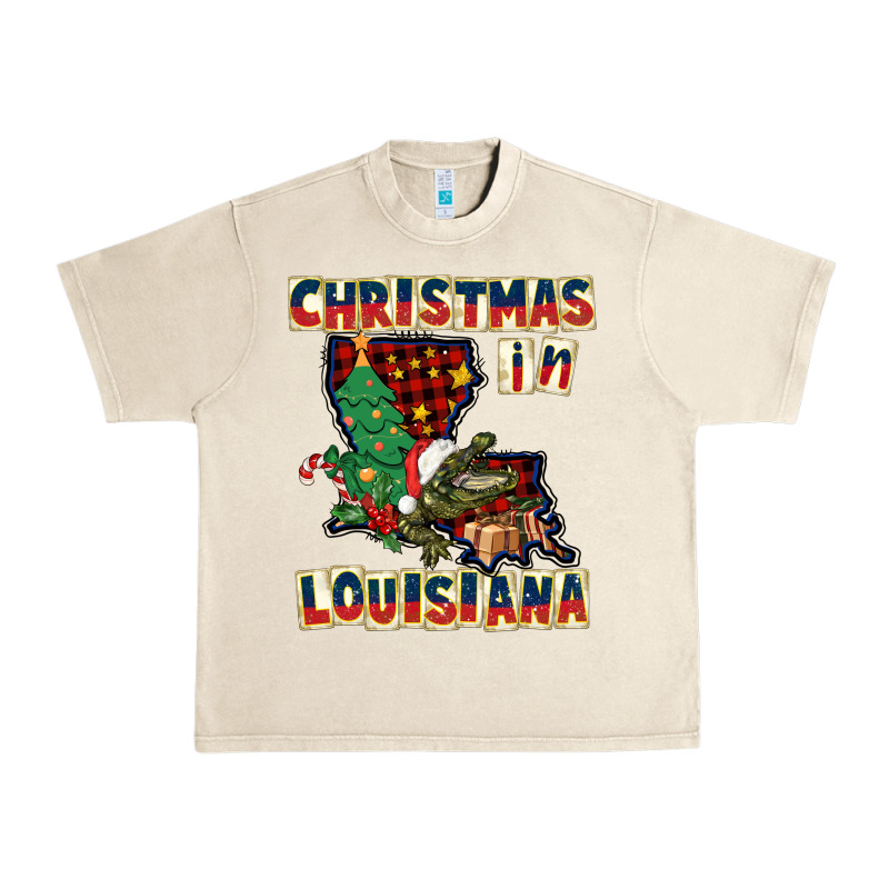 Christmas In Louisiana Urban Heavy Tee by CowGirlArtShop | Teevron