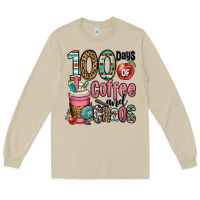 Mushroom hundred days of coffee and chaos Long Sleeve Tee - OliviaCreatesArt