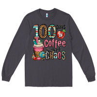 Smoke hundred days of coffee and chaos Long Sleeve Tee - OliviaCreatesArt