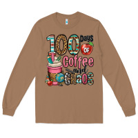 Toasted Coconut hundred days of coffee and chaos Long Sleeve Tee - OliviaCreatesArt