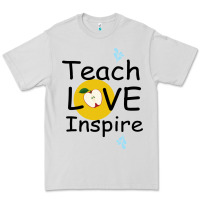 Dove Grey Teach Love Inspire Premium Tee - Bettercallsaul