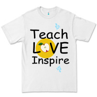 White Teach Love Inspire Premium Tee - Bettercallsaul