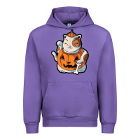 Tulip cute kawaii maneki neko cat halloween pumpkin costume boys Urban Hoodie - trangStudio