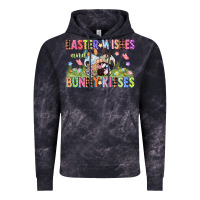 Cloud Black Easter wishes and bunny kisses Easter gnomies  Eas Vintage Hoodie - CowGirlArtShop