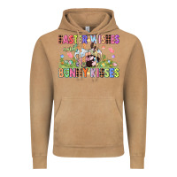 Easter Wishes And Bunny Kisses Easter Gnomies  Eas Vintage Hoodie | Teevron