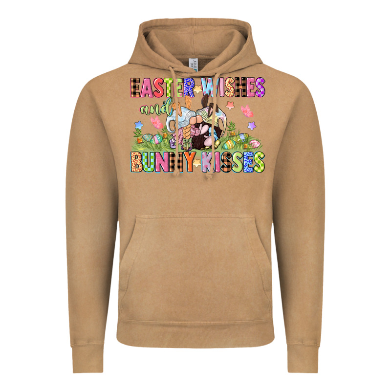 Easter Wishes And Bunny Kisses Easter Gnomies  Eas Vintage Hoodie by CowGirlArtShop | Teevron