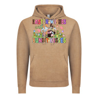 Vintage Coffee Easter wishes and bunny kisses Easter gnomies  Eas Vintage Hoodie - CowGirlArtShop