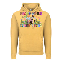 Vintage Mustard Easter wishes and bunny kisses Easter gnomies  Eas Vintage Hoodie - CowGirlArtShop