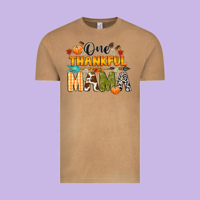 One Thankful Mama Vintage Tee Designed By Cowgirlartshop