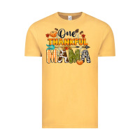 Vintage Mustard one thankful mama Vintage Tee - CowGirlArtShop