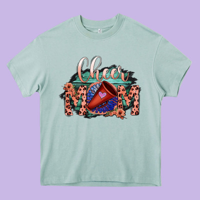 Cheer Mom Heavy Core Tee Designed By Bettercallsaul