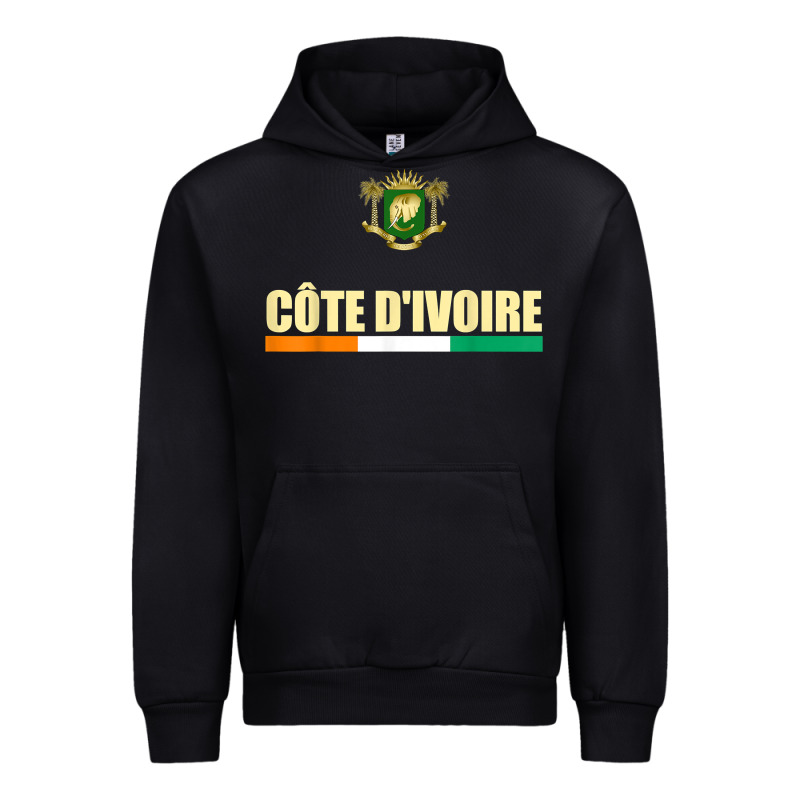 Cote D_ivoire National Flag Ivory Coast Coat Of Arms Gift Urban Hoodie by trangStudio | Teevron