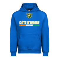 Cobalt Cote d_Ivoire National Flag Ivory Coast Coat Of Arms Gift Urban Hoodie - trangStudio