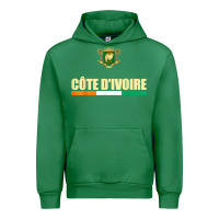 Emerald Cote d_Ivoire National Flag Ivory Coast Coat Of Arms Gift Urban Hoodie - trangStudio