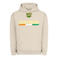 Pigment French Oak Cote d_Ivoire National Flag Ivory Coast Coat Of Arms Gift Urban Hoodie - trangStudio