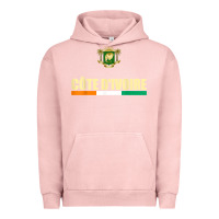 Pigment Salmon Cote d_Ivoire National Flag Ivory Coast Coat Of Arms Gift Urban Hoodie - trangStudio