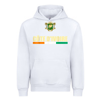 White Cote d_Ivoire National Flag Ivory Coast Coat Of Arms Gift Urban Hoodie - trangStudio