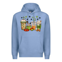 Colony Blue dog mom coffee Premium Hoodie - Jasminsmagicworld