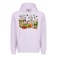 Lilac dog mom coffee Premium Hoodie - Jasminsmagicworld