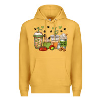 Mustard dog mom coffee Premium Hoodie - Jasminsmagicworld