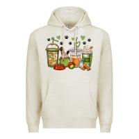 Oatmeal Heather dog mom coffee Premium Hoodie - Jasminsmagicworld