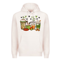 Pale Pink dog mom coffee Premium Hoodie - Jasminsmagicworld