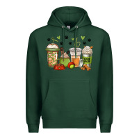 Sports Green dog mom coffee Premium Hoodie - Jasminsmagicworld