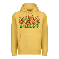 Antique Gold Nachos Valentine Premium Hoodie - CowhideDigitalArt